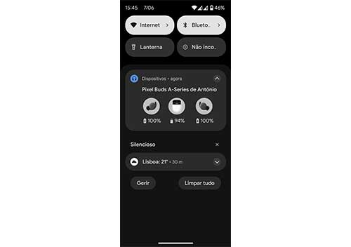 Carregamento Google Pixel Buds